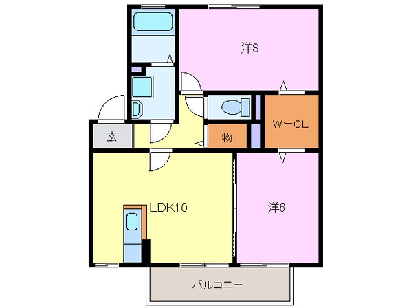 中村公園駅 バス16分  大治西条下車：停歩14分 1階の物件間取画像